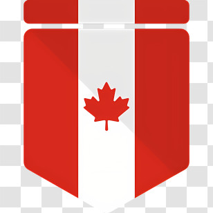 Canada Flag - Canadian Banner With Maple Leaf Design Transparent PNG