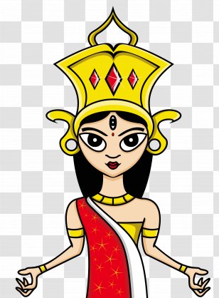 dhaki clipart in durga puja greetings