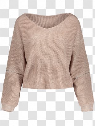 Sleeve Sweater Clothing Neckline Zipper Transparent PNG