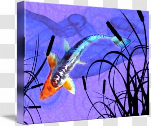 Koi Wedding Invitation Ryukin Carp Greeting & Note Cards - Fish Transparent PNG