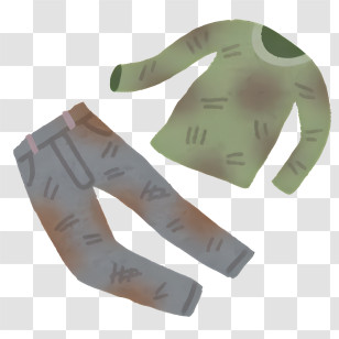 Life - Dirty Clothes With Stains Transparent PNG