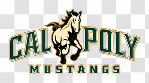Cal Poly Mustangs Logo - Cal Poly Mustangs Logo Design Transparent PNG