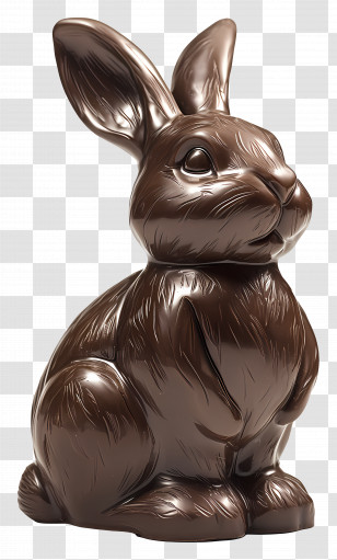 Chocolate Bunny - Chocolate Bunny For Easter Transparent PNG