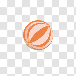Icon - Orange Ball Toy Transparent PNG