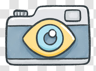 Old Film Camera - Camera With Eye Lens Transparent PNG
