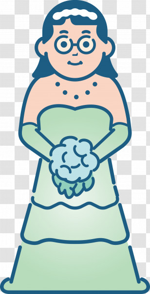 Wedding Bride Transparent PNG