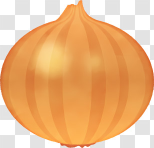 Icon - Golden Onion Illustration For Kitchen Decor Transparent PNG