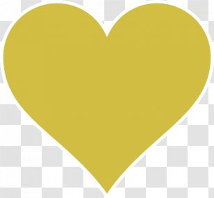 Gold Yellow Clip Art - Heart Light Cliparts Transparent PNG