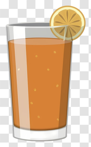 Lemon Drink - Glass Of Orange Juice Transparent PNG