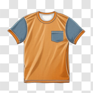 T Shirt - Striped Casual T-Shirt Illustration Transparent PNG