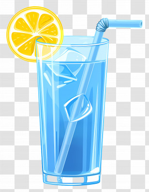 Juice - Refreshing Glass Of Water With Lemon Slice Transparent PNG