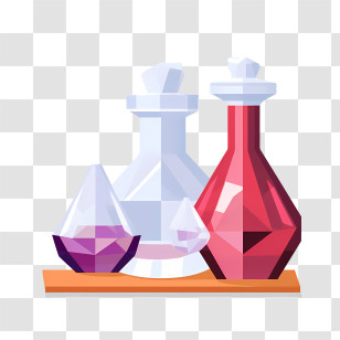 Perfume Bottle - Elegant Glass Perfume Bottles Transparent PNG