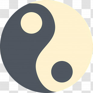 Yin Yang - Yin-Yang Symbol Representing Balance And Harmony Transparent PNG