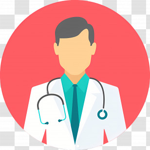 Doctor Symbol - Doctor Character With Stethoscope Transparent PNG