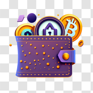 Bitcoin Wallet - Crypto Wallet With Digital Coins Transparent PNG