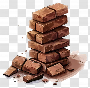 Brick Wall - Stacked Brick Wall Transparent PNG
