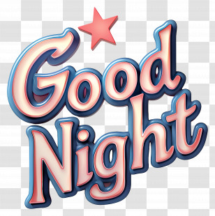 Good Night Restaurant Bar Logo Good Night Transparent PNG