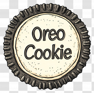 National Oreo Cookie Day - Oreo Cookie Illustration Transparent PNG