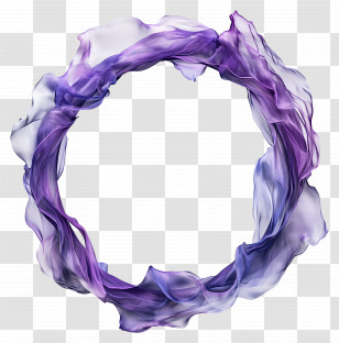 Circle Frame - Abstract Purple Ring Transparent PNG