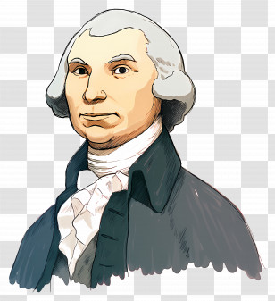 George Washington - Portrait Of Historical Figure Transparent PNG