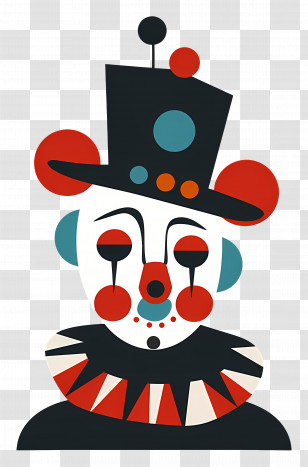 Clown - Clown Illustration With Playful Design Transparent PNG