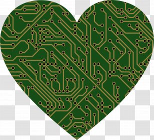 Printed Circuit Board Electronic Electronics Clip Art - Green Transparent PNG