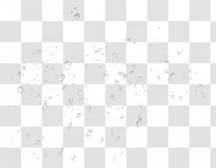 White Black Angle Pattern - Point - Beautiful Water Droplets Transparent PNG