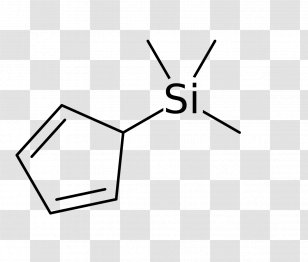 Cyclopentadiene Cyclopentadienyl Sodium Cyclopentadienide Nuclear Magnetic Resonance Aromaticity - Silhouette - Chlorosilane Transparent PNG