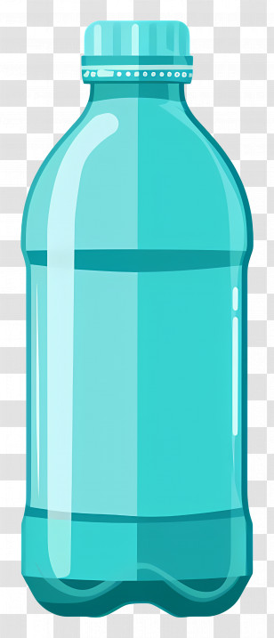 Water Bottle - Blue Water Bottle For Hydration Transparent PNG