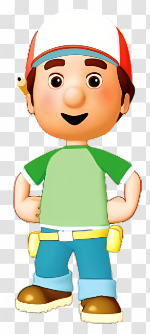 Handy Manny - Cartoon Builder Character Transparent PNG
