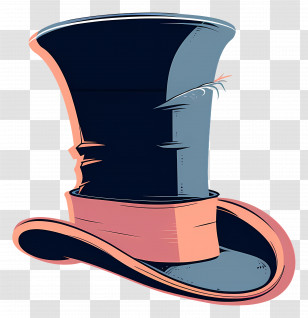 Top Hat - Vintage Top Hat Transparent PNG