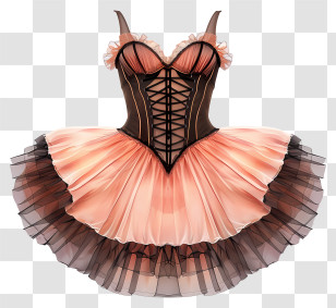 Tutu Ballet Dress - Elegant Ballet Dress Transparent PNG
