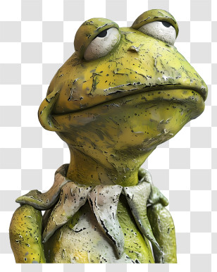 Kermit The Frog - Green Frog Cartoon Character Transparent PNG