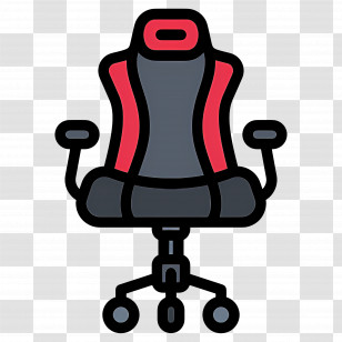 Gaming Chair - Modern Gaming Chair Icon For Ergonomics Transparent PNG