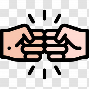 Fist Bump - Fist Bump Icon For Unity And Support Transparent PNG