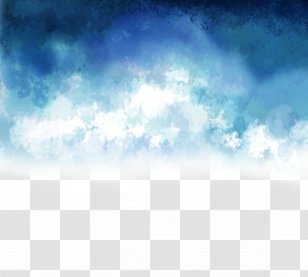 Euclidean Vector Download - House Painter And Decorator - Creative Hand-painted Blue White Transparent PNG