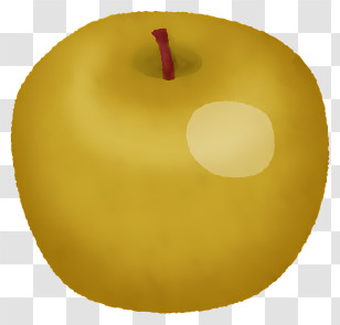 Icon - Yellow Apple Illustration Transparent PNG
