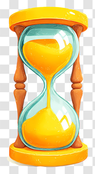 Sandglass - Classic Hourglass Timer With Sand Transparent PNG