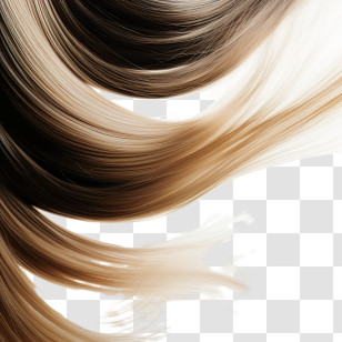 Brazilian Blowout Day - Brown Flowing Hair Strands Transparent PNG