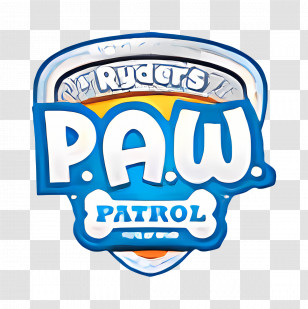 Paw Patrol Logo - PAW Patrol Cartoon Logo Transparent PNG