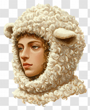 Human Icon - Person In Sheep Costume Transparent PNG
