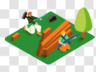 Icon - Toy Soldiers Playing Battle Transparent PNG