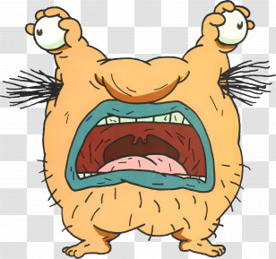 Cartoon Character - Funny Monster With Big Eyes Transparent PNG