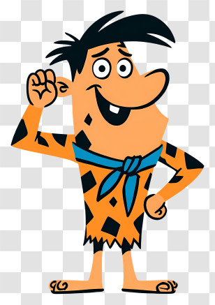 Cartoon Caveman - Cartoon Caveman Character Transparent PNG