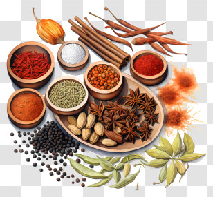Spice - Assorted Spices Perfect For Cooking Transparent PNG