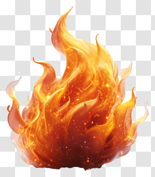 Fire - Vivid Fire Flame Illustration Transparent PNG