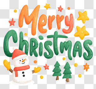 Christmas Greeting Cards - Merry Christmas Watercolor Illustration Transparent PNG