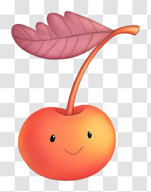 Animated Nike Shoe - Smiling Cherry Cartoon Transparent PNG