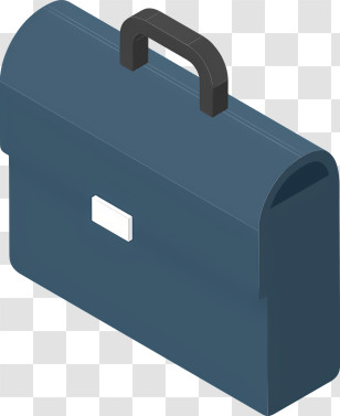 Icon - Blue Briefcase Illustration Transparent PNG