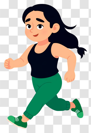 Running Woman - Active Woman Running Transparent PNG